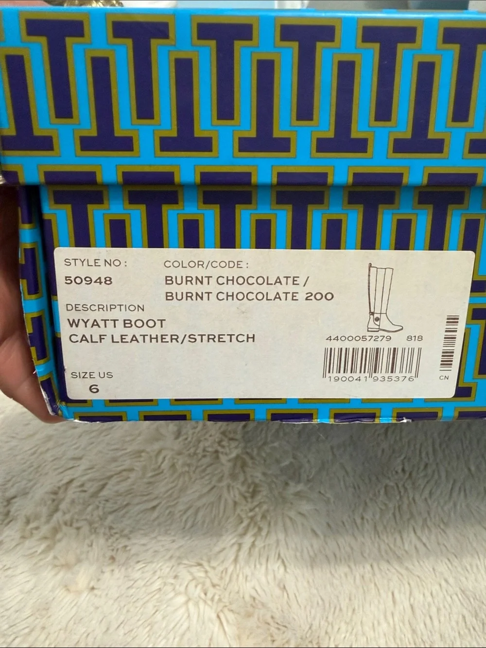 Tory Burch Brown Leather & Suede Over-the-Knee Riding Boots